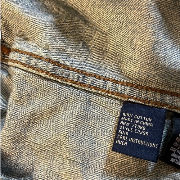 Madewell Clear Blue Light Wash Denim Sleeveless The Jean Vest - Picture 6 of 7